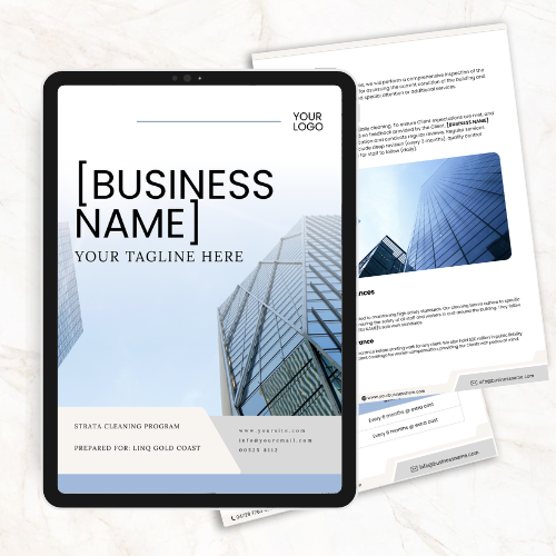 Strata Cleaning Proposal Template