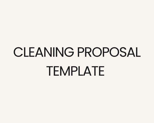 Cleaning Quote Template