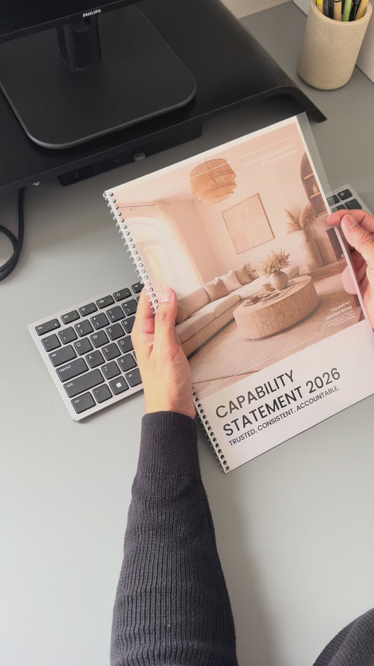 Cleaning Company Capability Statement Template (12 Page)